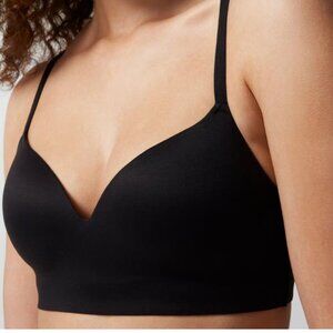 NWOT Soma Enbliss Wireless Bra Black Size 38DDD